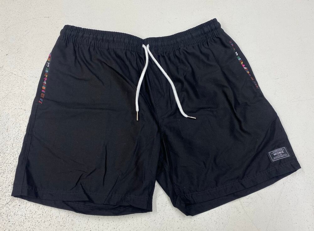 Men Wowie OG Casual 5" Inseam drawstring cotton elastic waist shorts XL